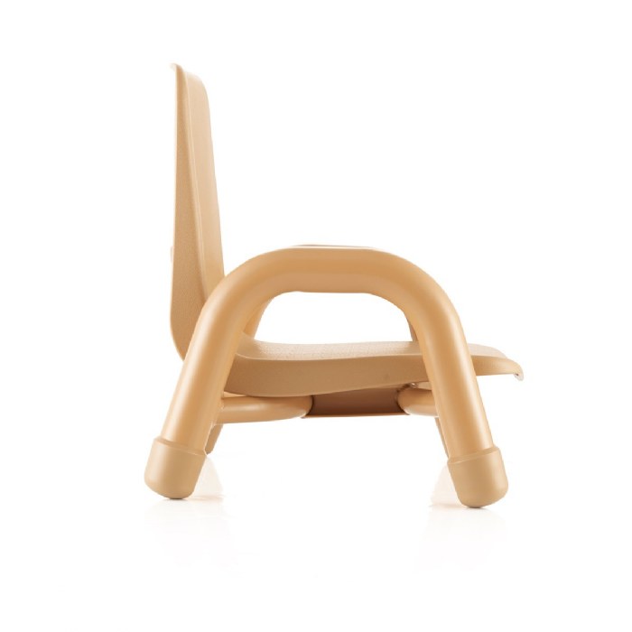 Alternate Image #1 of Chunky Stackable Chair - 5.5" Seat Height - Natural