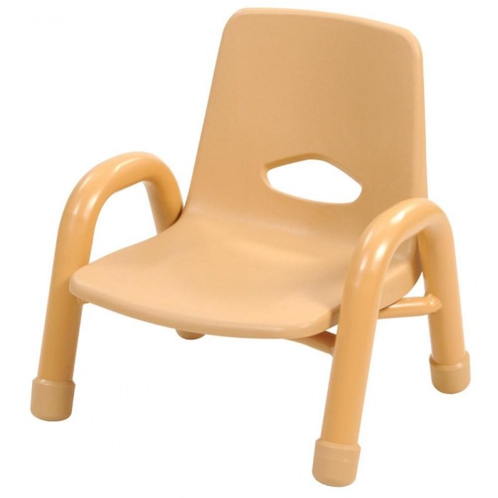 Primary Image of Factory Second Chunky Stackable Chair - 6.5" Seat Height - Natural
