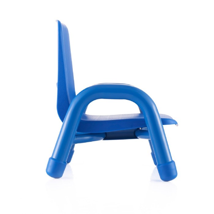 Alternate Image #1 of Chunky Stackable Chair - 6.5" Seat Height - Blue