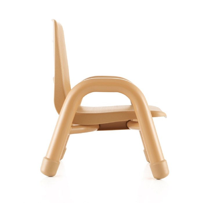 Alternate Image #1 of Chunky Stackable Chair - 7.5" Seat Height - Natural