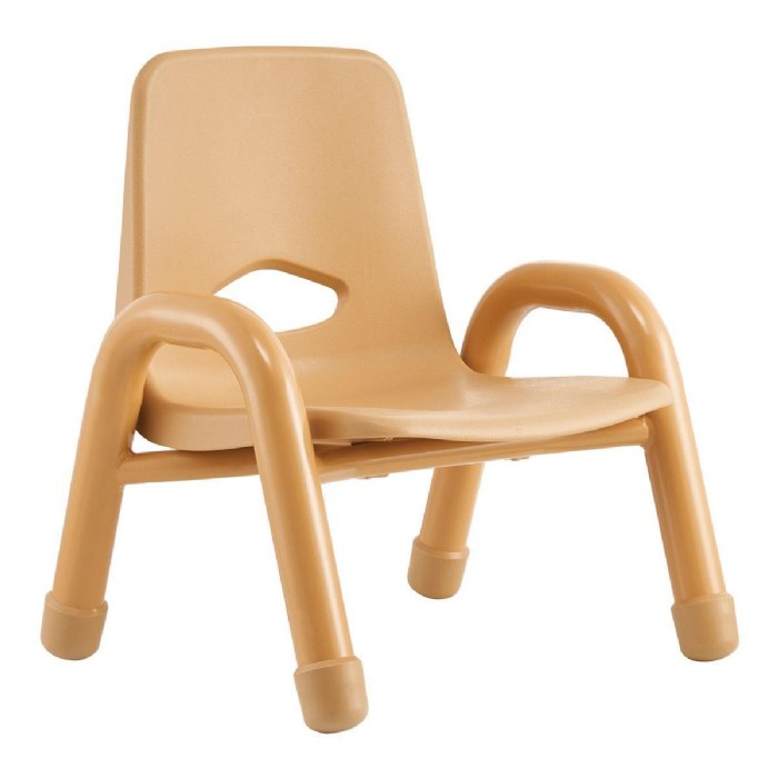 Primary Image of Factory Second Chunky Stackable Chair - 9.5" Seat Height - Natural