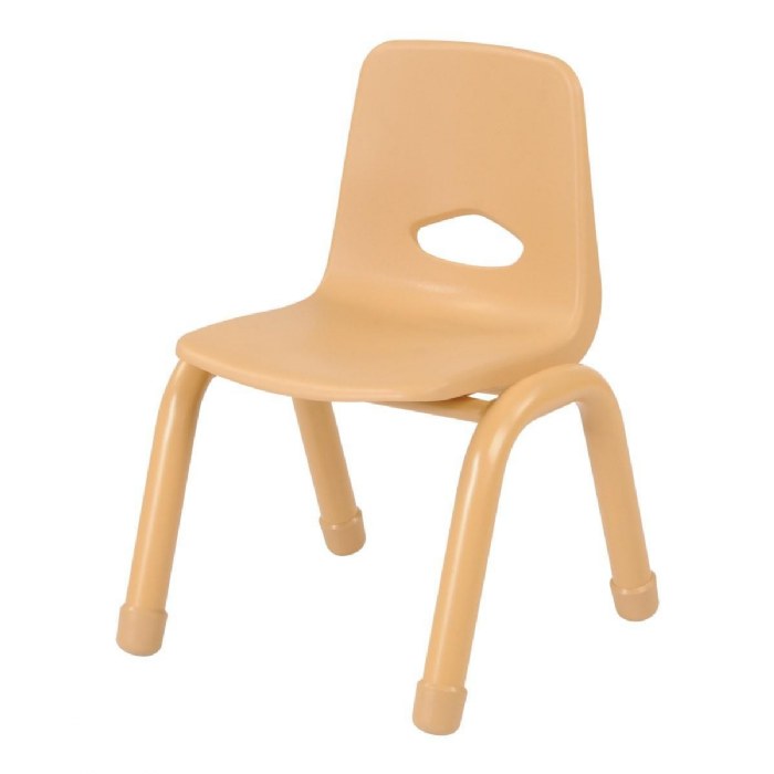 Primary Image of Chunky Stackable Chair - 11.5" Seat Height - Natural