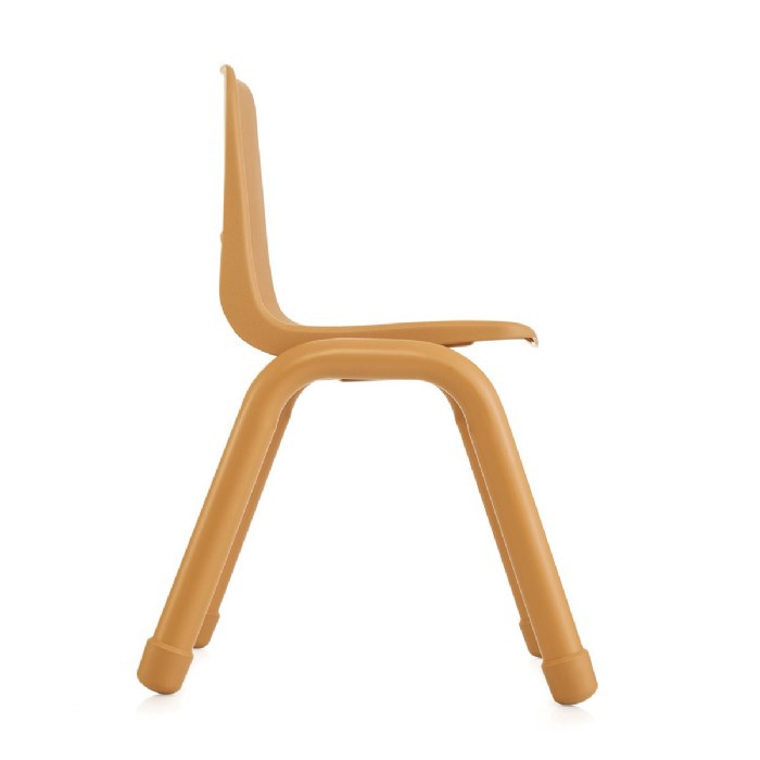 Alternate Image #1 of Chunky Stackable Chair - 13.5" Seat Height - Natural