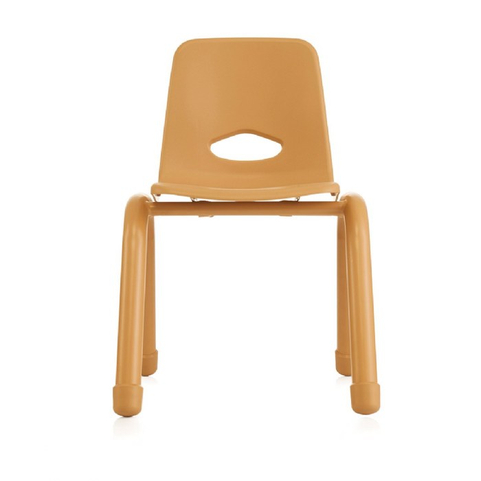 Alternate Image #1 of Chunky Stackable Chair - 13.5" Seat Height - Natural