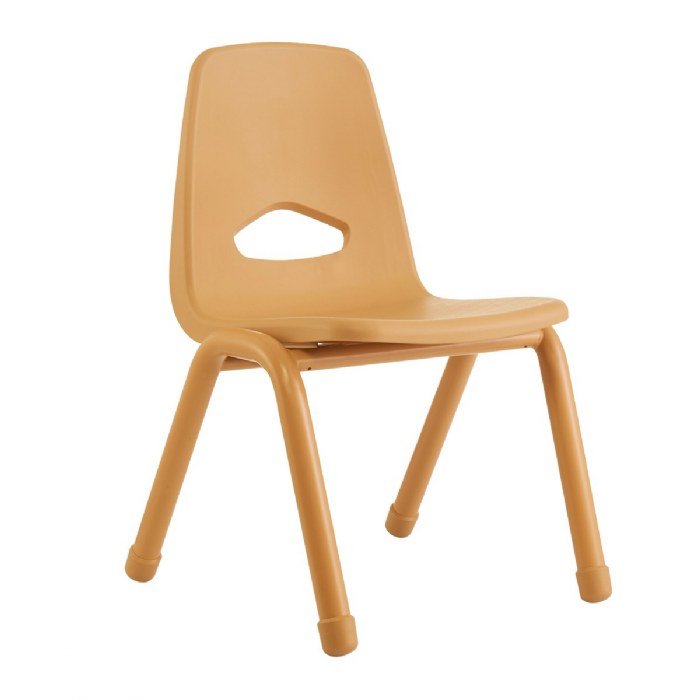 Primary Image of Chunky Stackable Chair - 15.5" Seat Height - Natural