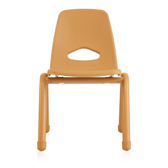 Alternate Image #1 of Chunky Stackable Chair - 15.5" Seat Height - Natural