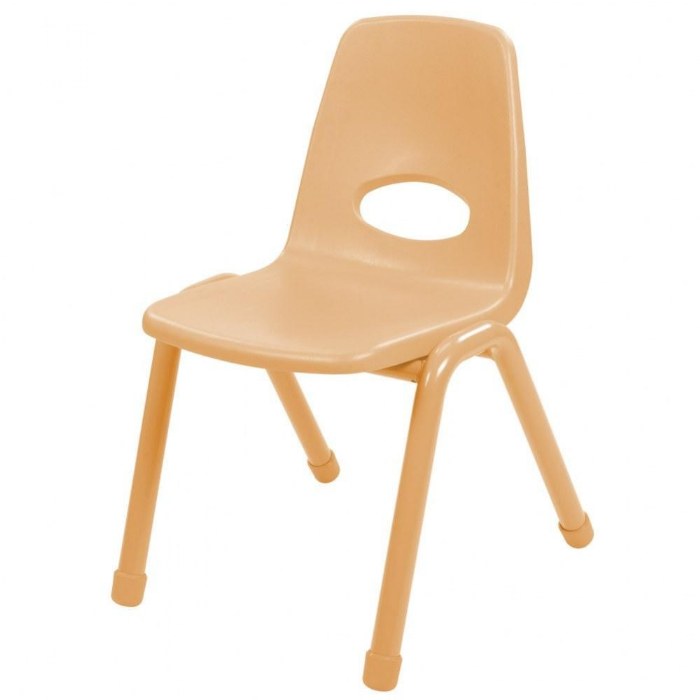 Primary Image of Factory Second Chunky Stackable Teacher Chair - 17.5" Seat Height - Natural