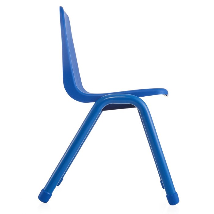 Alternate Image #1 of Chunky Stackable  Teacher Chair - 17.5" Seat Height - Blue