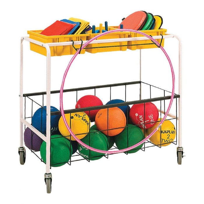 Alternate Image #1 of Mobile Metal Frame Ball Cart