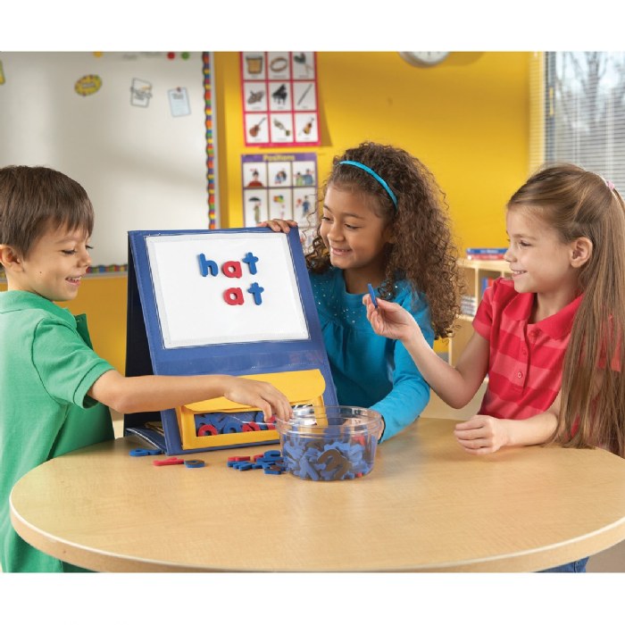 Alternate Image #1 of Magnetic Tabletop Pocket Chart