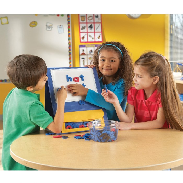 Alternate Image #1 of Magnetic Tabletop Pocket Chart