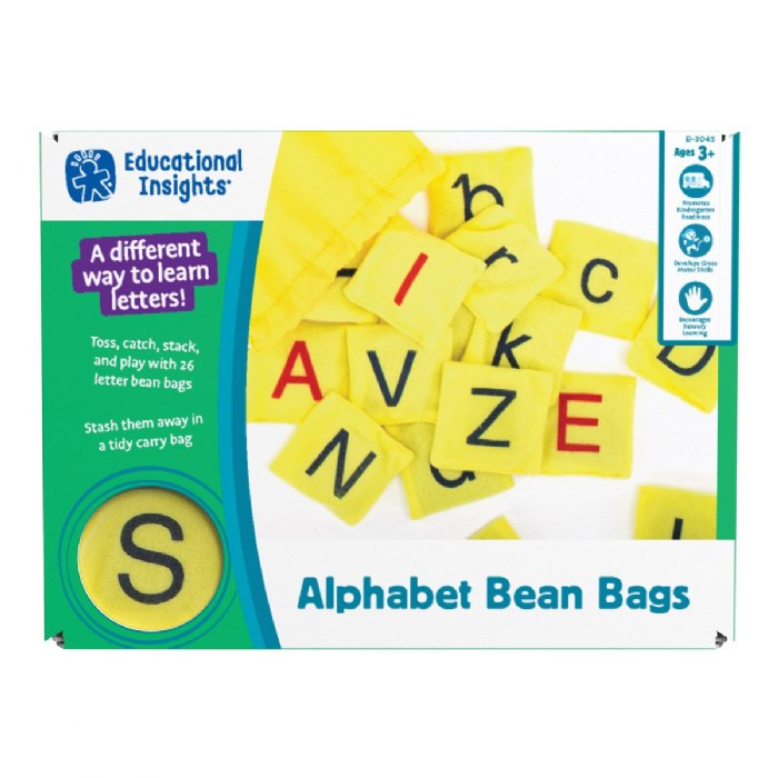 Alternate Image #1 of Alphabet Bean Bags