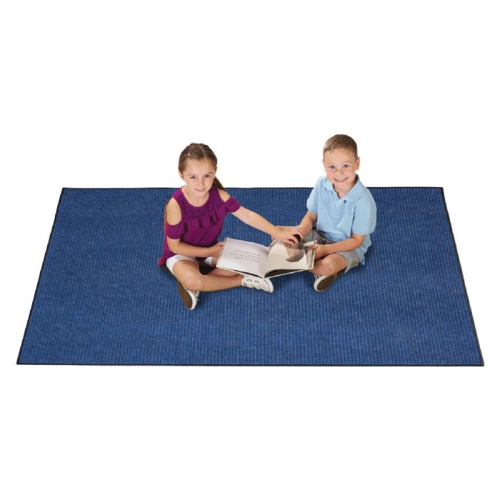Alternate Image #1 of Kaplan&reg; Waters Outdoor/Indoor Carpets - 4' x 6' Rectangle - Sea Glass