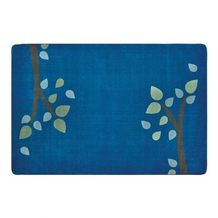 Primary Image of Branching Out Carpets  - 6' x 9' Rectangle - Blue