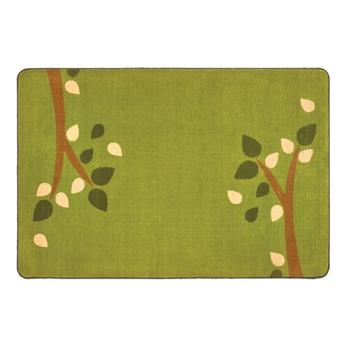 Primary Image of Branching Out Carpets  - 6' x 9' Rectangle - Green