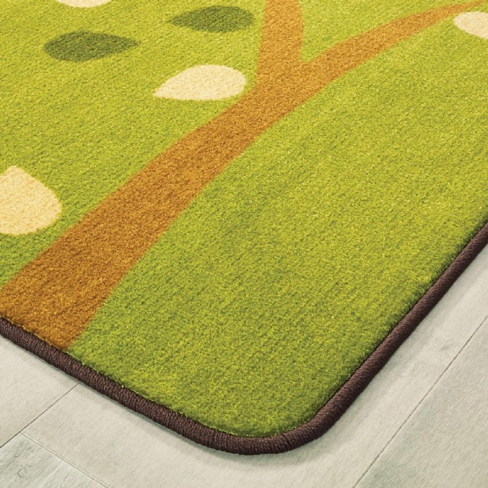 Alternate Image #1 of Branching Out Carpets  - 6' x 9' Rectangle - Green