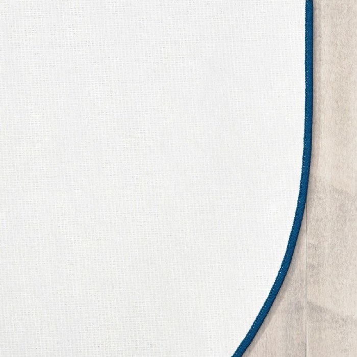 Alternate Image #1 of Tranquil Trees Carpets - 4' x 6' Oval - Blue