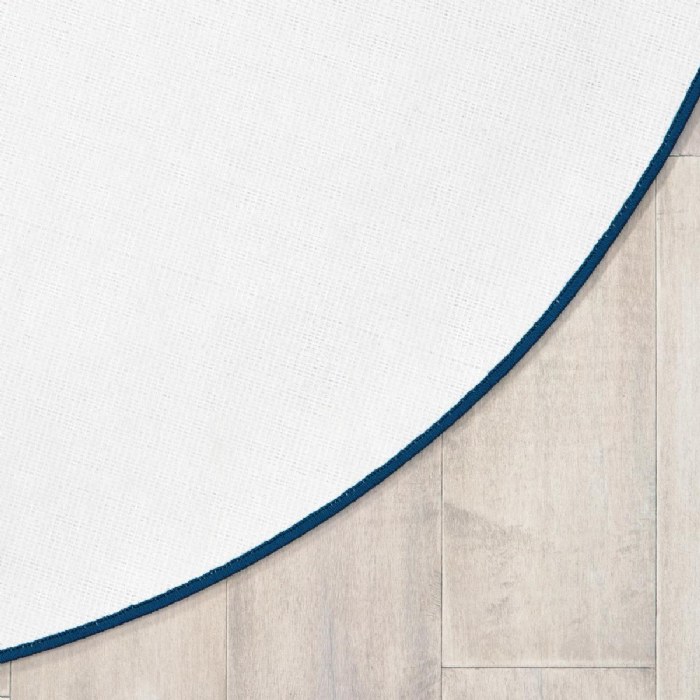 Alternate Image #1 of Tranquil Trees Carpets - 6' Round - Blue