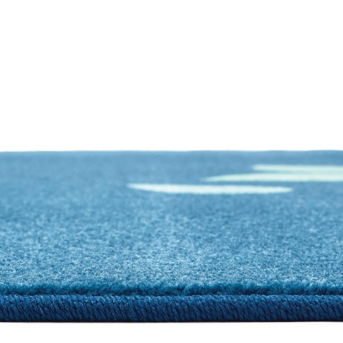 Alternate Image #1 of Branching Out Carpet - 4' x 6' Rectangle - Blue