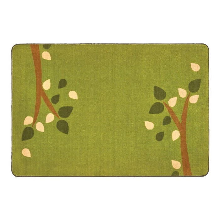 Primary Image of Branching Out Carpet - 4' x 6' Rectangle - Green