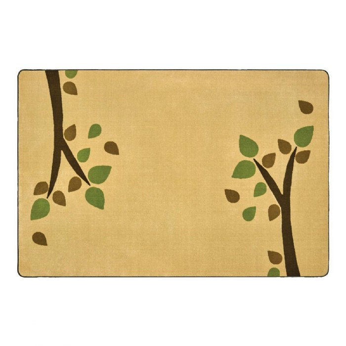 Primary Image of Branching Out Carpet - 4' x 6' Rectangle - Tan