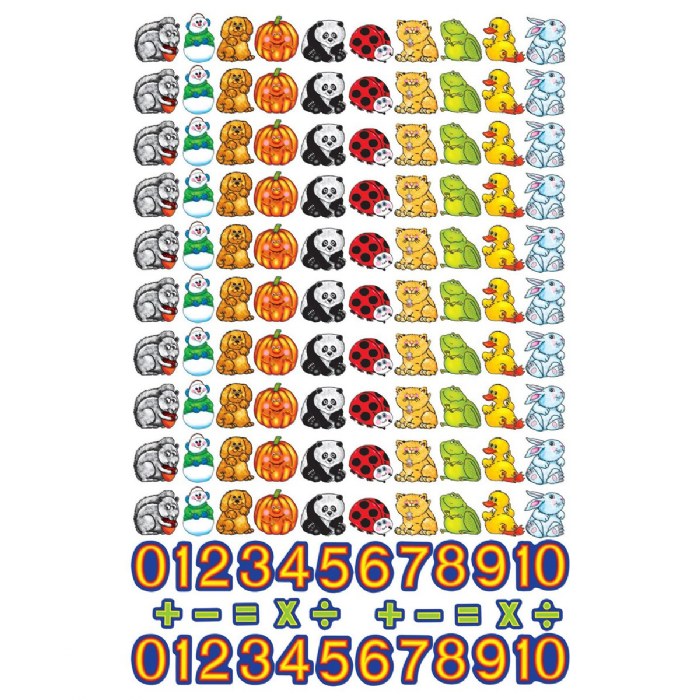 Primary Image of Beginners Counting Felt Set with Numbers, Bugs and Animals - 132 Pieces