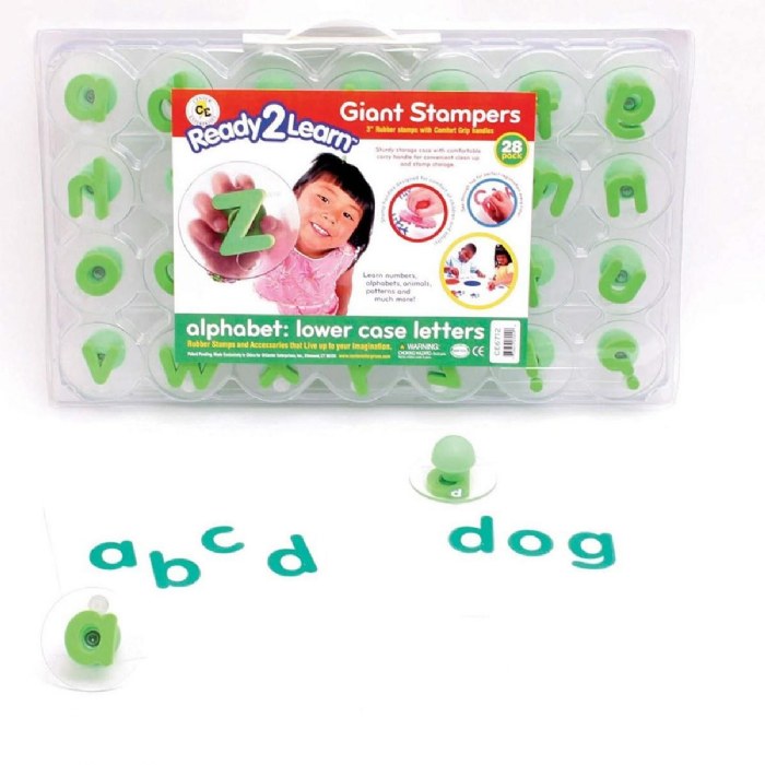 Alternate Image #1 of Giant Alphabet Stampers Lowercase