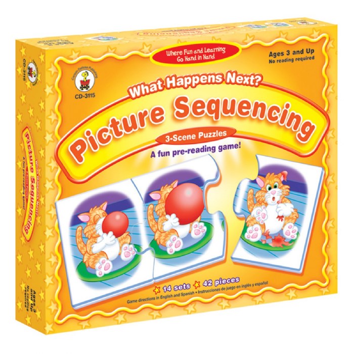 Primary Image of Solve What Happens Next Picture Sequencing Three Scene Puzzle Game