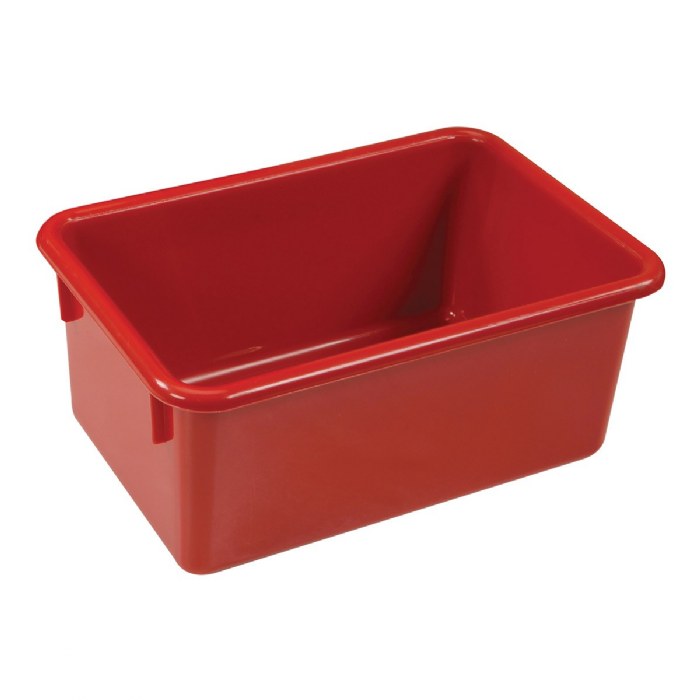 Primary Image of Color Storage Bin - Red - Single