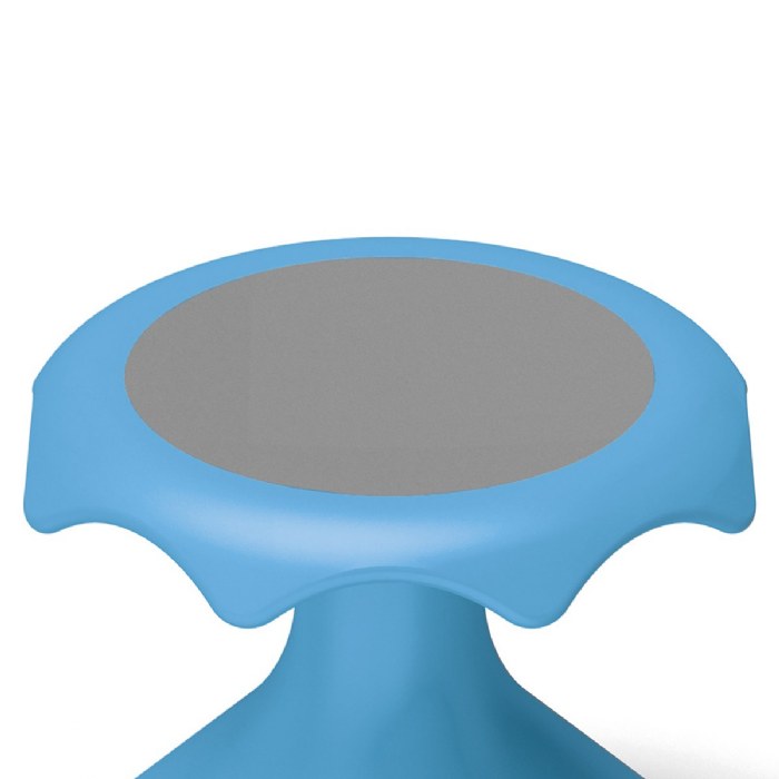 Alternate Image #1 of Hokki Stool Flexible Ergonomic Seating - 12" Light Blue