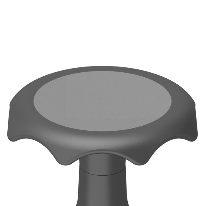 Alternate Image #1 of Hokki Stool Flexible Ergonomic Seating - 15" Black