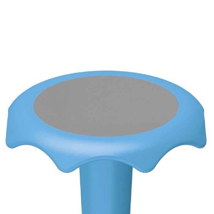 Alternate Image #1 of Hokki Stool Flexible Ergonomic Seating - 18" Light Blue