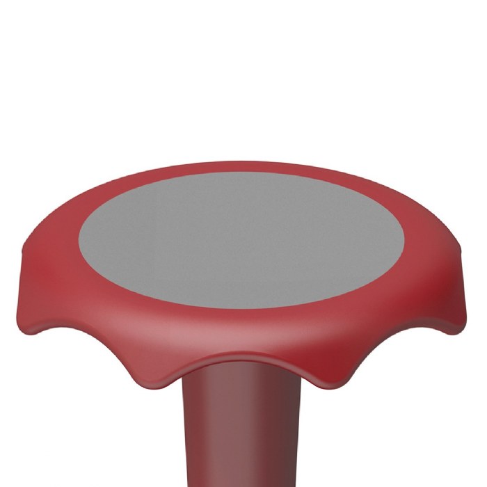Alternate Image #1 of Hokki Stool Flexible Ergonomic Seating - 18" Red