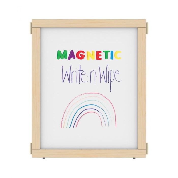 Primary Image of Create-A-Space&trade; Magnetic Write-n-Wipe Panel - 29.5"H x 24"W x 1"
