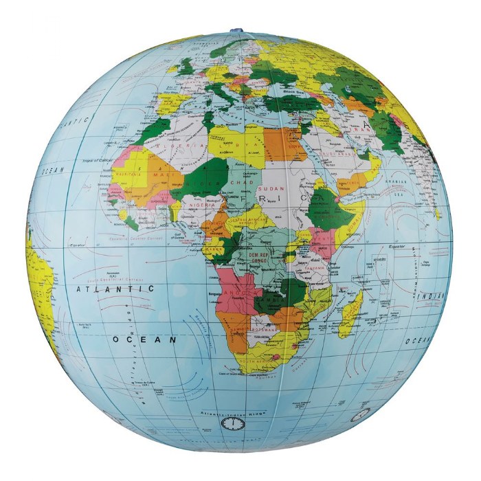 Primary Image of 12" Political Inflatable Globe