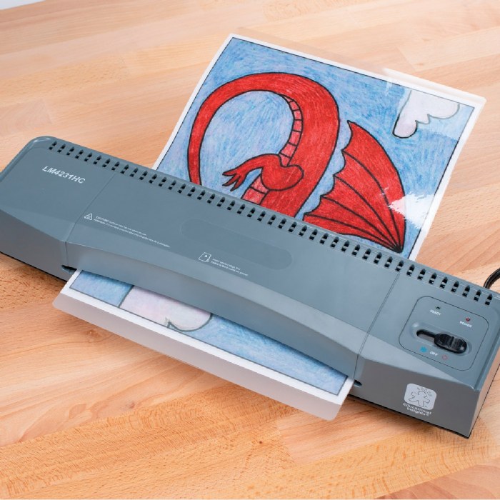 Alternate Image #1 of Personal Classroom Laminator with Hot and Cold Settings