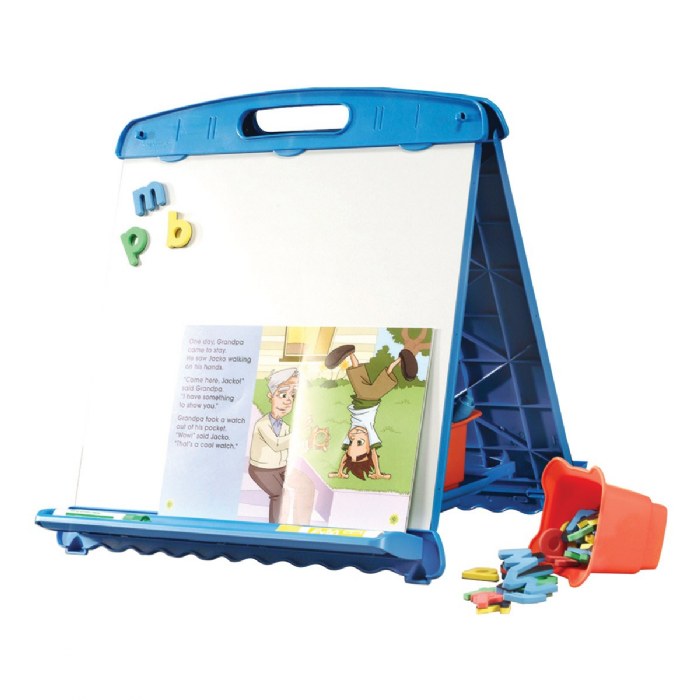 Alternate Image #1 of Magnetic, Dry-Erase Tabletop Easel