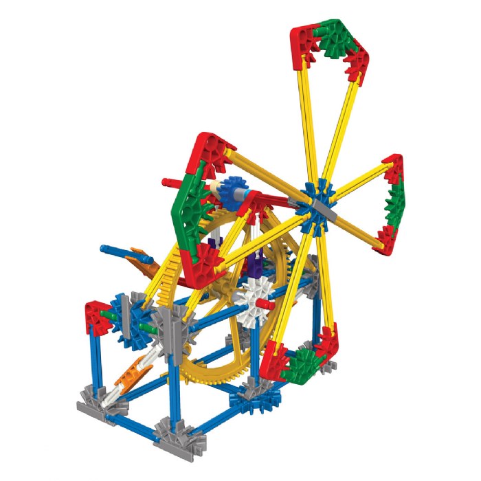 Alternate Image #1 of K'NEX&reg; Introduction to Simple Machines: Gears - 7 Model Builds