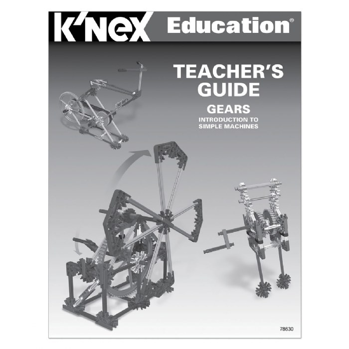 Alternate Image #1 of K'NEX&reg; Introduction to Simple Machines: Gears - 7 Model Builds