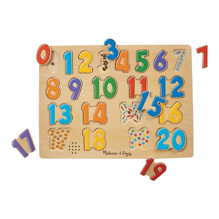 Alternate Image #1 of Numbers Sound Puzzle - 21 Pieces