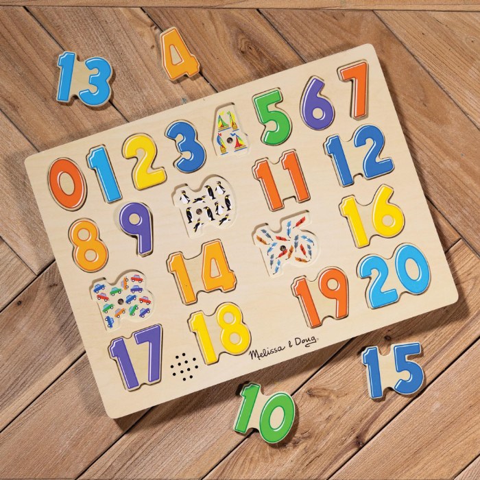 Alternate Image #1 of Numbers Sound Puzzle - 21 Pieces