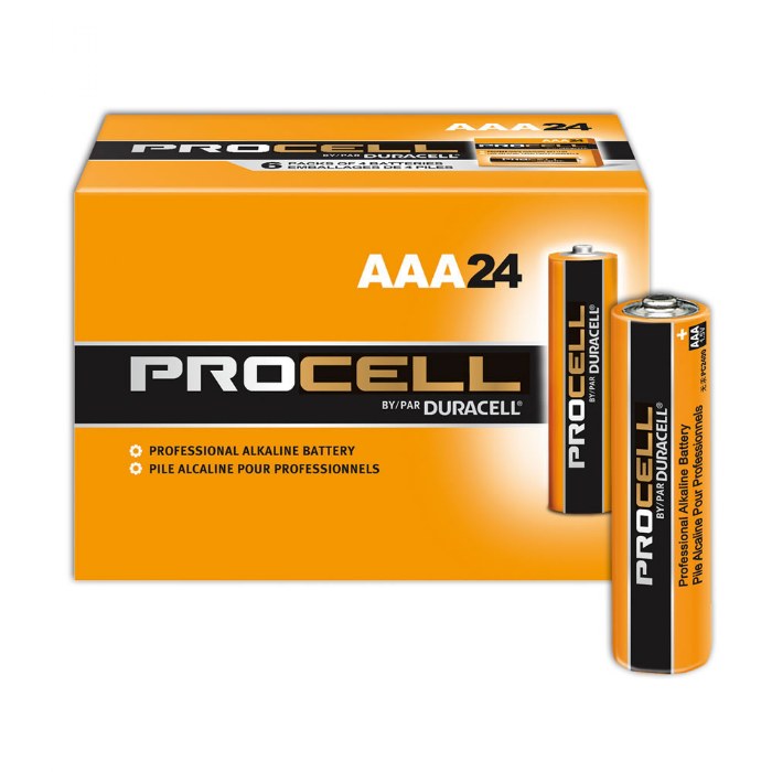Primary Image of Duracell&reg; Procell AAA Alkaline Batteries - 24 Pack