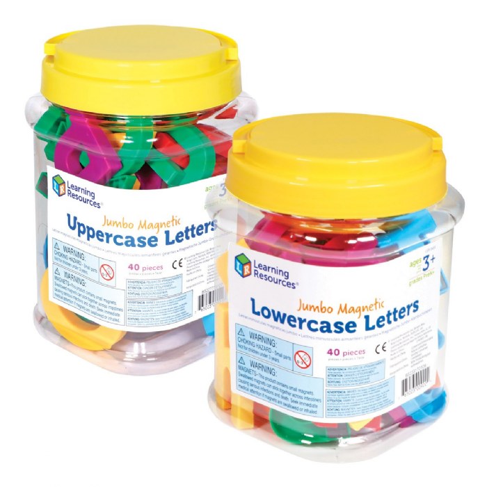Alternate Image #1 of Jumbo Magnetic Letters - Uppercase and Lowercase