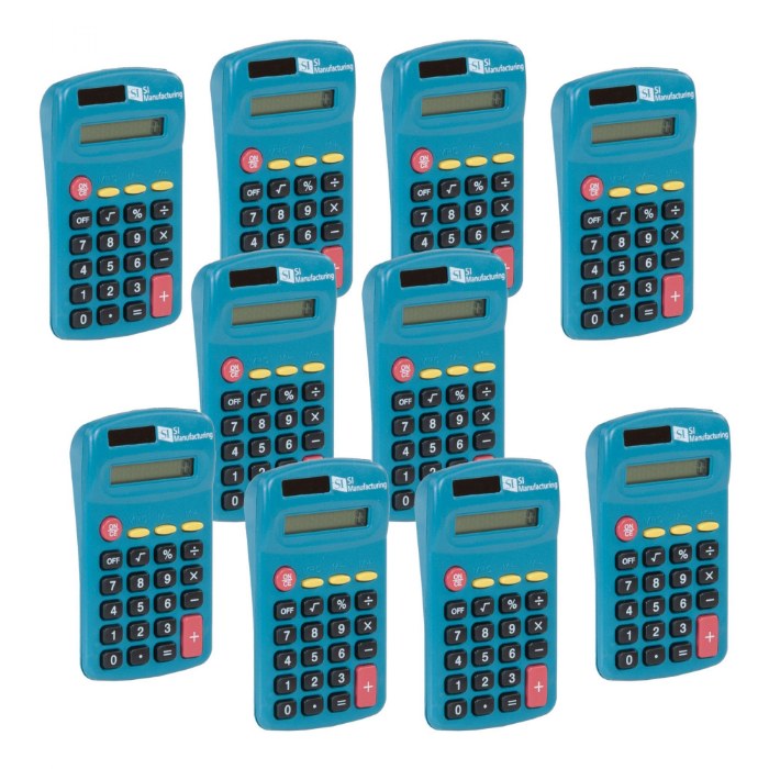Primary Image of Primary Calculators - Set of 10