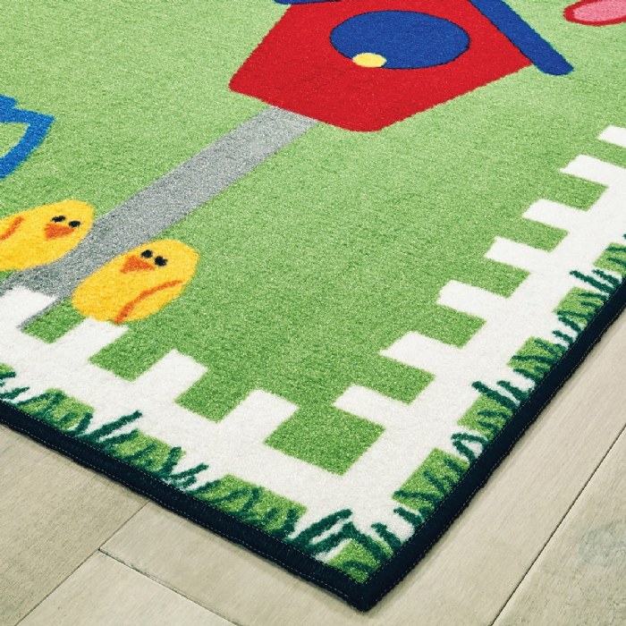 Alternate Image #1 of Garden Time KID$ Value Rug - 3' x 4'6" Rectangle