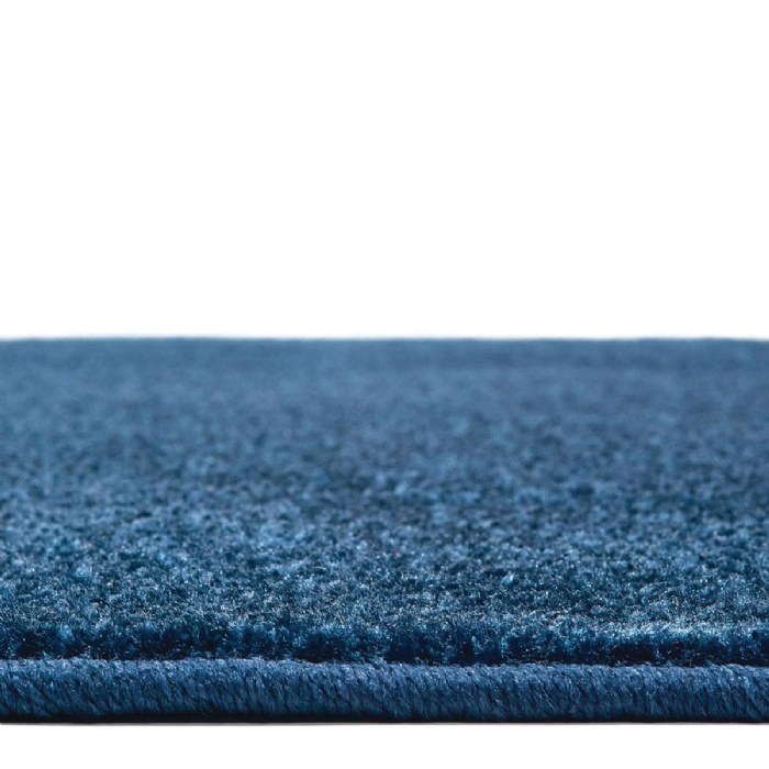 Alternate Image #1 of Mt. St. Helens Solid Color Carpet - Blueberry Blue - 4' x 6' Rectangle