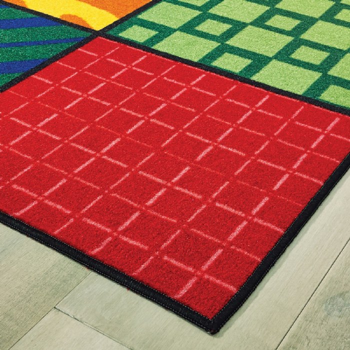 Alternate Image #1 of Patterns at Play KID$ Value Rug - 4' x 6' Rectangle
