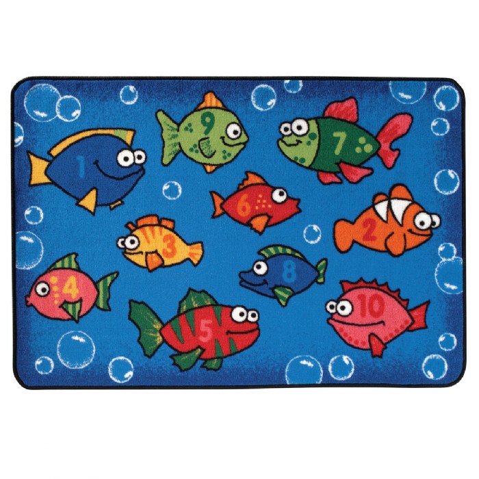 Primary Image of Something Fishy KID$ Value Rug - 4' x 6' Rectangle