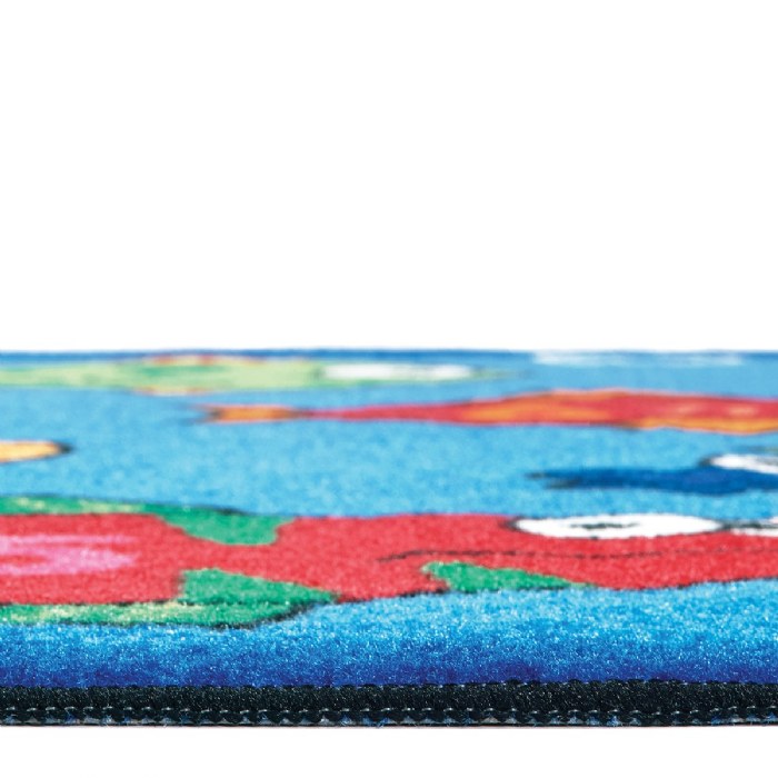 Alternate Image #1 of Something Fishy KID$ Value Rug - 4' x 6' Rectangle