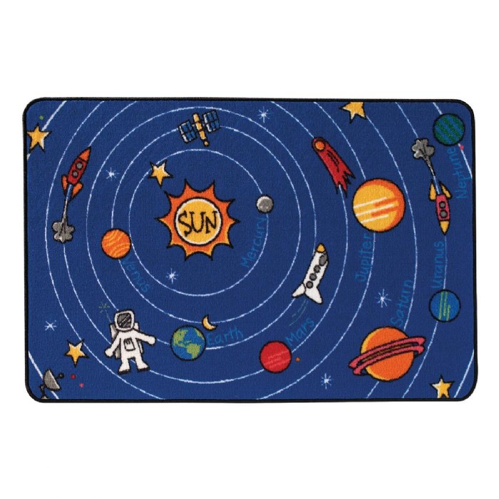 Primary Image of Spaced Out KID$ Value Rug - 4' x 6' Rectangle